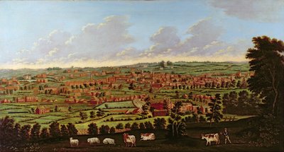 Prospect of Leeds, c.1800 by Nathan Theodore Fielding