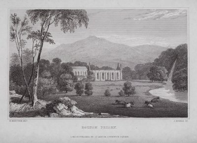 Bolton Priory by Nathaniel (after) Whittock