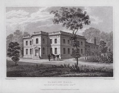 Farnley Hall, the Seat of Walter Fawks by Nathaniel (after) Whittock