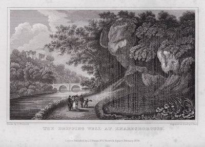 The Dropping Well at Knaresborough by Nathaniel (after) Whittock