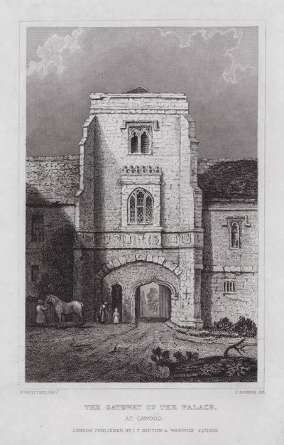 The Gateway of the Palace, at Cawood by Nathaniel (after) Whittock