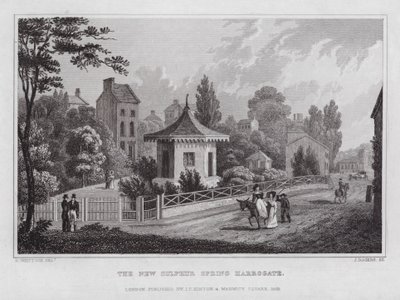 The New Sulphur Spring, Harrogate by Nathaniel (after) Whittock