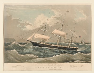 Clipper Ship by Nathaniel Currier