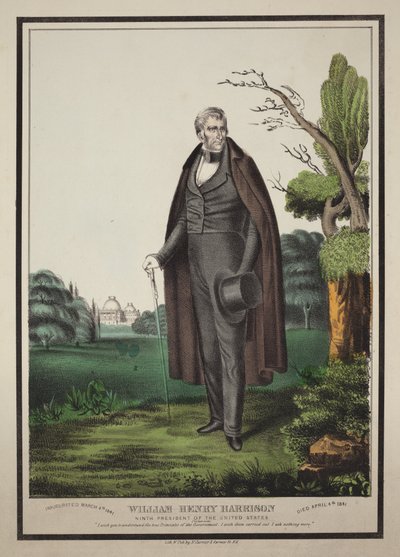 William Henry Harrison: Ninth President of the United States by Nathaniel Currier