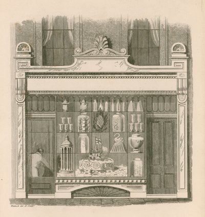 Shop front design in the Italian style by Nathaniel Whittock
