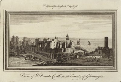 St Donats Castle by Nathaniel and Samuel Buck