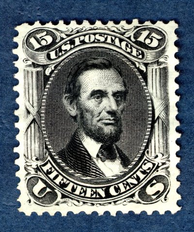 15c Abraham Lincoln Re-issue Single by National Bank Note Company