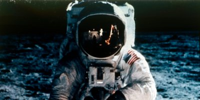 Buzz Aldrin on the Moon, Apollo II mission by Neil Armstrong
