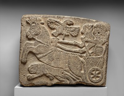 Orthostat relief: lion-hunt scene by Neo Hittite Neo Hittite