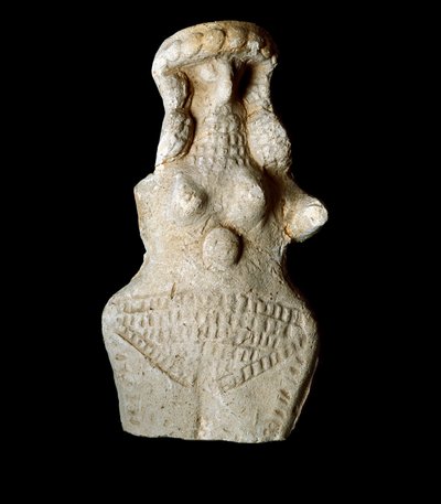 Female figurine. Terracotta sculpture. Neo-Sumerian period (between 2093 and 2004 BC). Baghdad, National Iraq Museum by Neo Sumerian