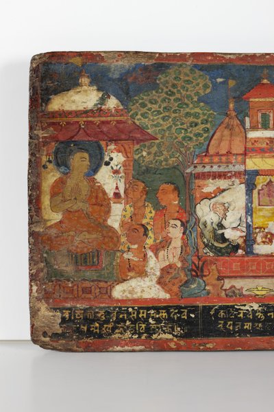 Detail (Buddhist manuscript cover) by Nepalese School