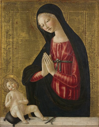 Virgin and Child with a Goldfinch by Neroccio de