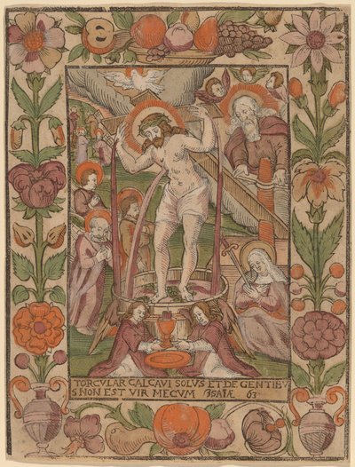 Christ in the Wine Press by Netherlandish 16th Century