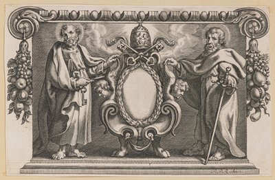 Vignette for a Book Dedicated to Pope Urban VII by Netherlandish 17th Century after Sir Peter Paul Rubens