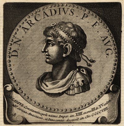 Portrait of Roman Emperor Arcadius by Netherlandish School