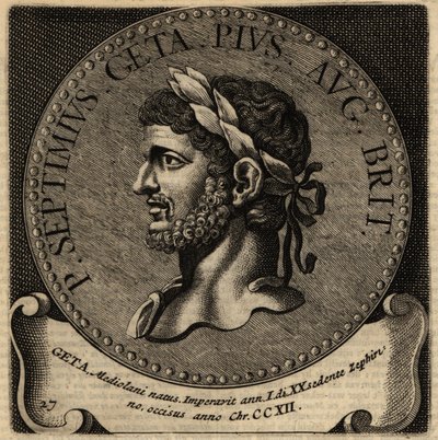 Portrait of Roman Emperor Geta by Netherlandish School