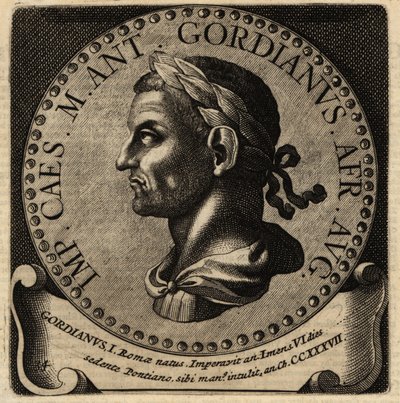 Portrait of Roman Emperor Gordian I by Netherlandish School