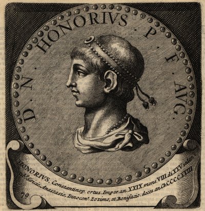 Portrait of Roman Emperor Honorius by Netherlandish School