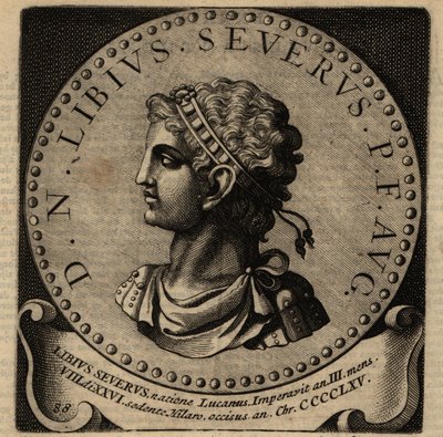 Portrait of Roman Emperor Libius Severus by Netherlandish School