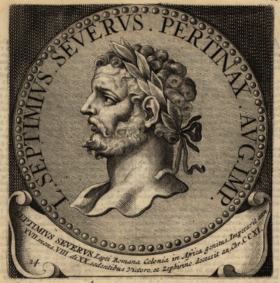 Portrait of Roman Emperor Septimius Severus by Netherlandish School
