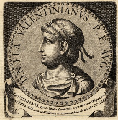 Portrait of Roman Emperor Valentinian I by Netherlandish School