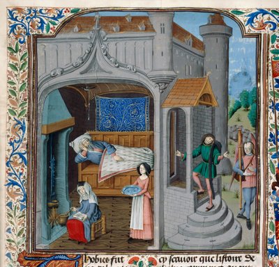 The blinding and cure of Tobit by Netherlandish School