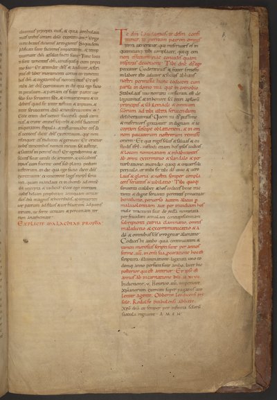 The Stavelot Bible, Add MS 28106, f.228r by Netherlandish School