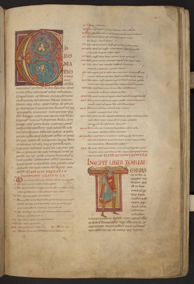 The Stavelot Bible, Add MS 28107, f.102r by Netherlandish School