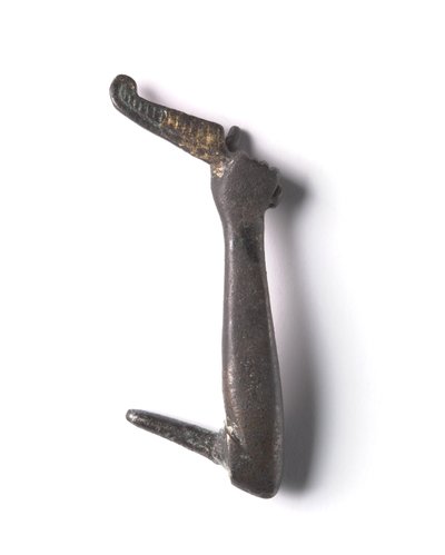 Bronze Mount from a Shawabty Bundle: Arm with Feather, Late 18th to 19th Dynasty, c.1336-1256 BC by New Kingdom Egyptian
