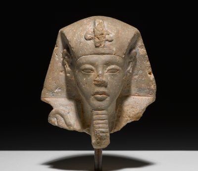 Head from a Shabti of Akhensten by New Kingdom Egyptian