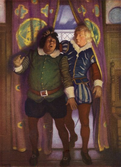 Illustration for Westward Ho! by Charles Kingsley by Newell Convers (after) Wyeth