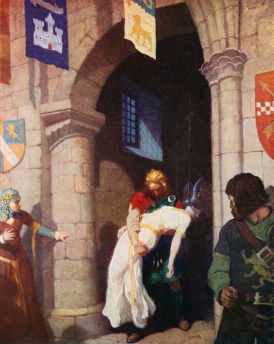 The Wounded Helen by Newell Convers (after) Wyeth