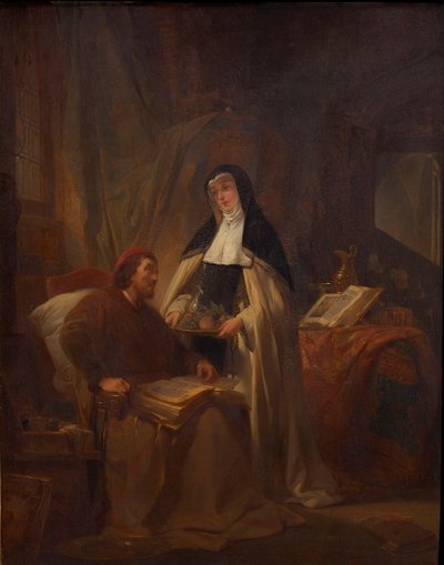 Hans Memling in the Sint-Janshospitaal in Bruges by Nicaise de Keyser