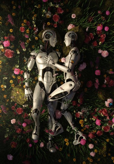 Android Garden Romance by Nicebleed
