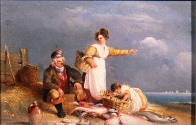 Fisherfolk with the Catch by Nicholas Condy