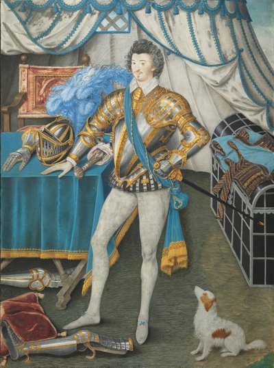 Portrait of Sir Anthony Mildmay, Knight of Apethorpe, Northants by Nicholas Hilliard