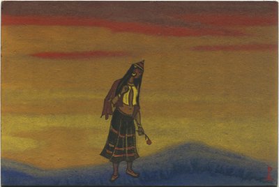 A Captive Girl with a Rose, Costume Design for 