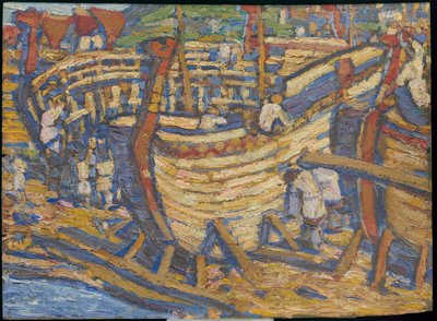 Building the Ships by Nicholas Roerich