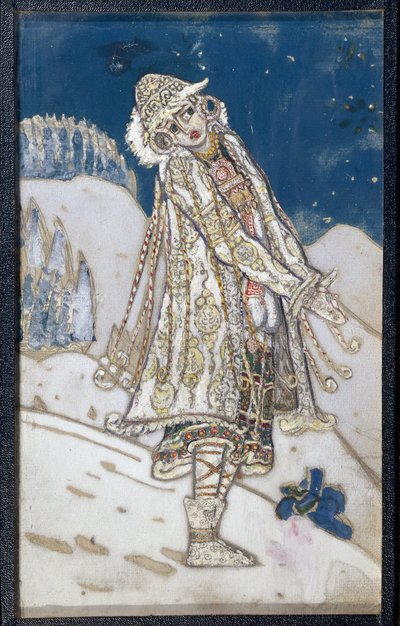 Costume Design for the Theatre Play Snow Maiden by A. Ostrovsky by Nicholas Roerich