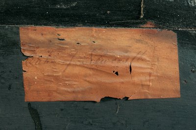 Detail of a Louis XIV commode by Nicholas Sageot