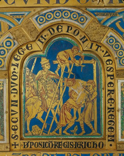 Cutting off of the king of Jericho from the gallows by Nicholas of Verdun