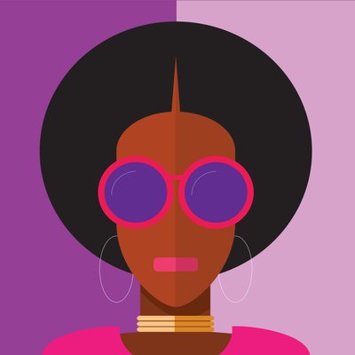 Afro Girl by Nick Diggory