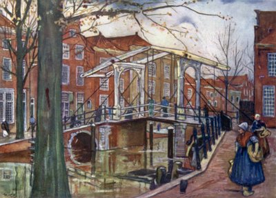 De Oude Rijn, Leiden by Nico Jungman