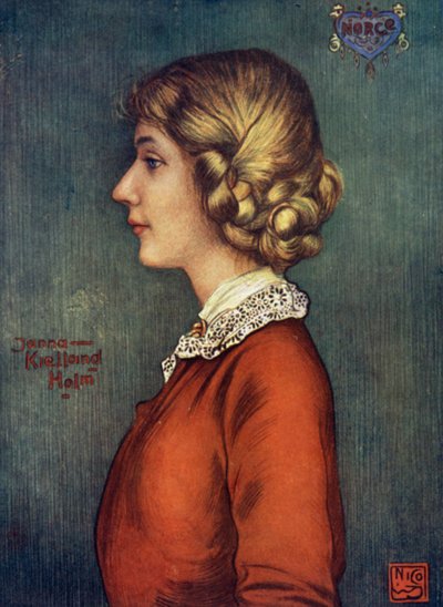 Norway: A Fair Maiden of North Bergen by Nico Jungman