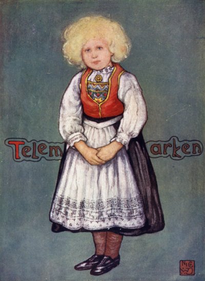 Norway: Little Girl of Telemarken by Nico Jungman