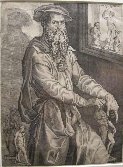 Portrait of Baccio Bandinelli by Nicolo della Casa