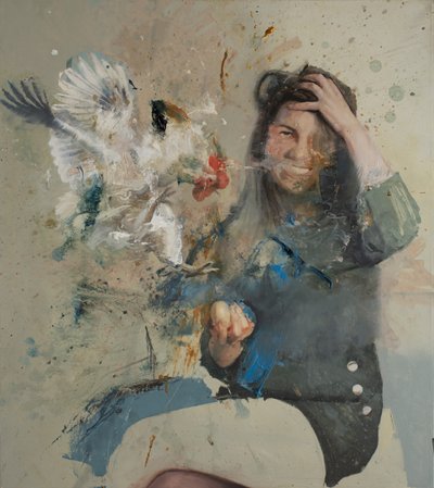 Girl with an Egg in Her Hand by Nicola Pucci
