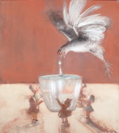 Rooster with vase, 2013 by Nicola Pucci