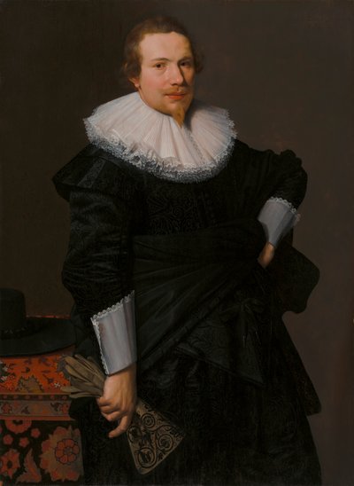 Portrait of a 24-Year-Old Man by Nicolaes Eliasz. Pickenoy