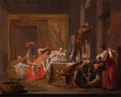 Scene from the Wedding of Messalina and Gaius Sillius by Nicolaes Knüpfer